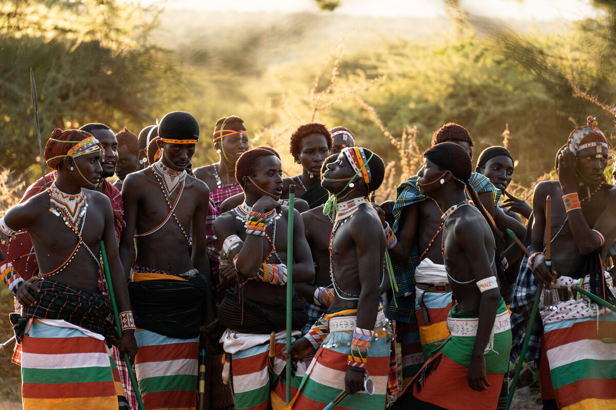 Maasai warriors in Kenya — community storytelling in the field